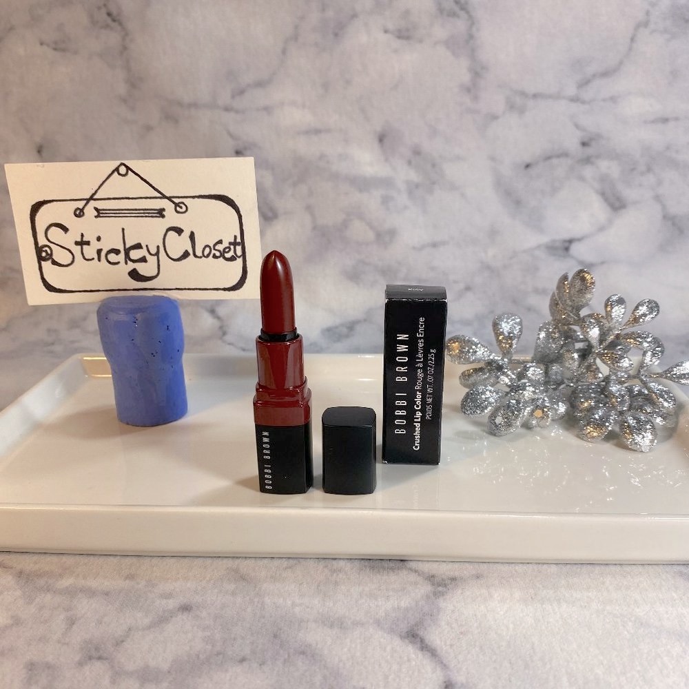 Bobbi Brown Beauty,Satin Soft Matte Lipstick,Ruby-Mini 2.25g,0.07oz-BOXED-NEW